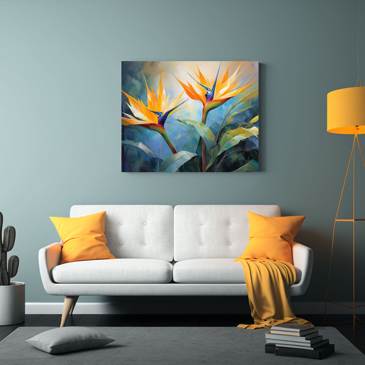 cuadro-abstracto-de-flores-del-para-so-brillantes-1