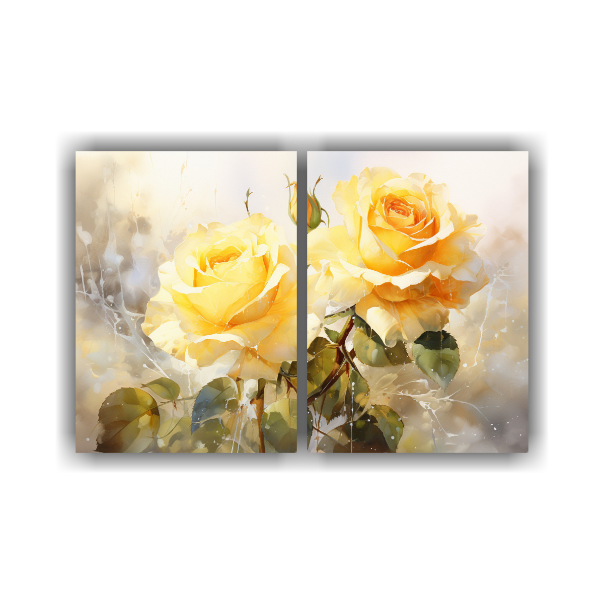 cuadro-abstracto-de-rosas-amarillas-y-blancas-para-dormitorio-