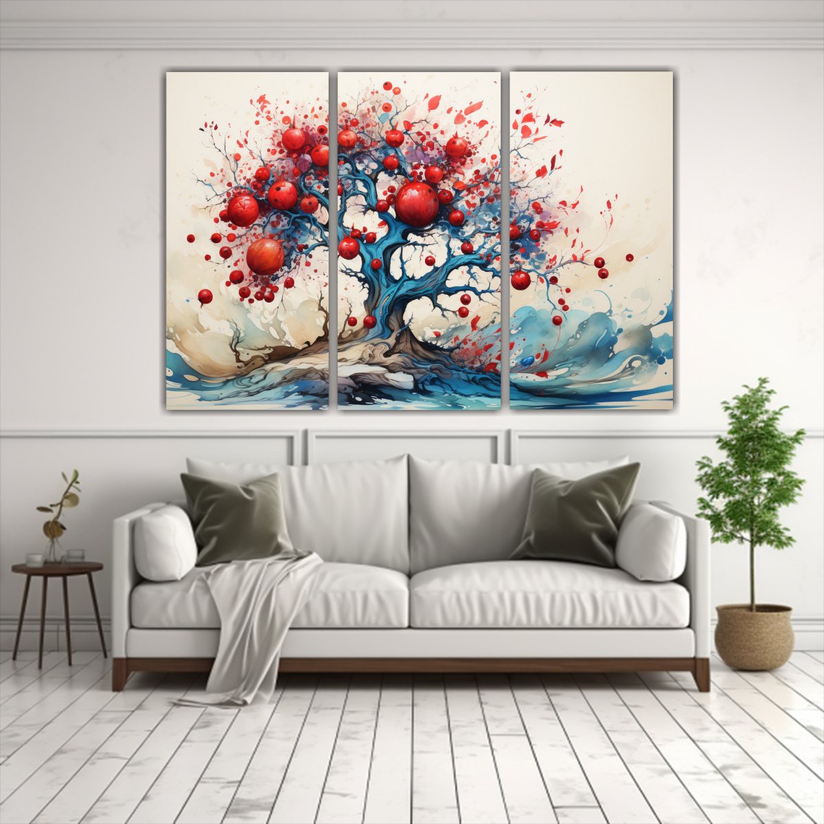 cuadro-abstracto-de-un-granado-en-rojo-y-azul-1