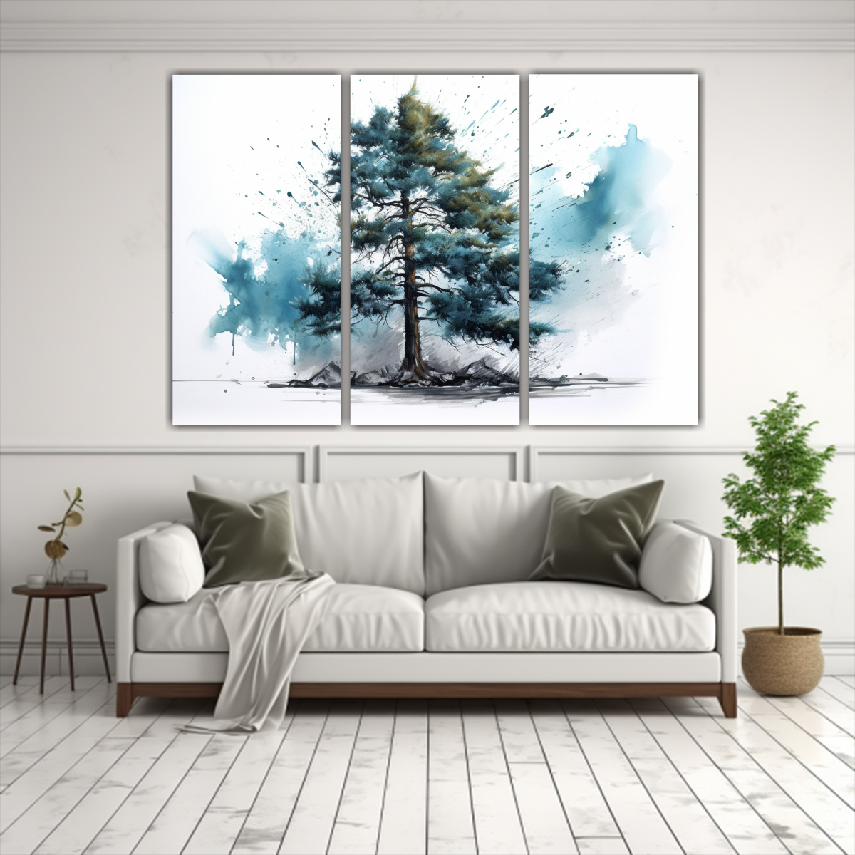 cuadro-abstracto-en-bastidor-cuadro-artesanal-de-tres-telas-en-colores-turquesa-y-negro-1