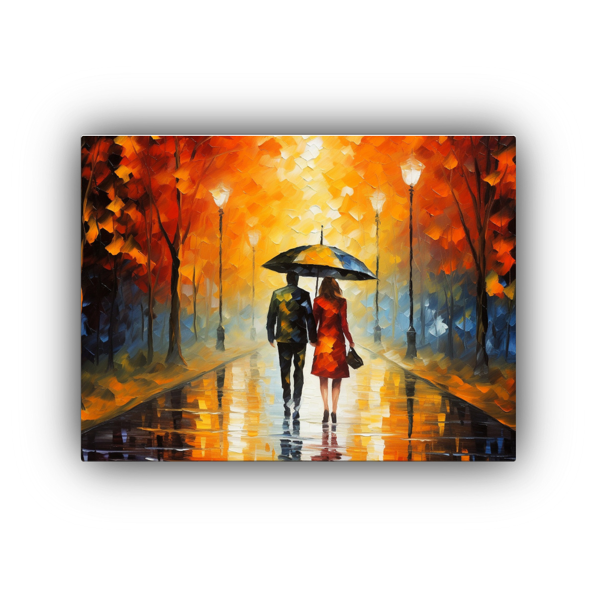 cuadro-abstracto-en-bastidor-pareja-en-central-park-al-estilo-de-le