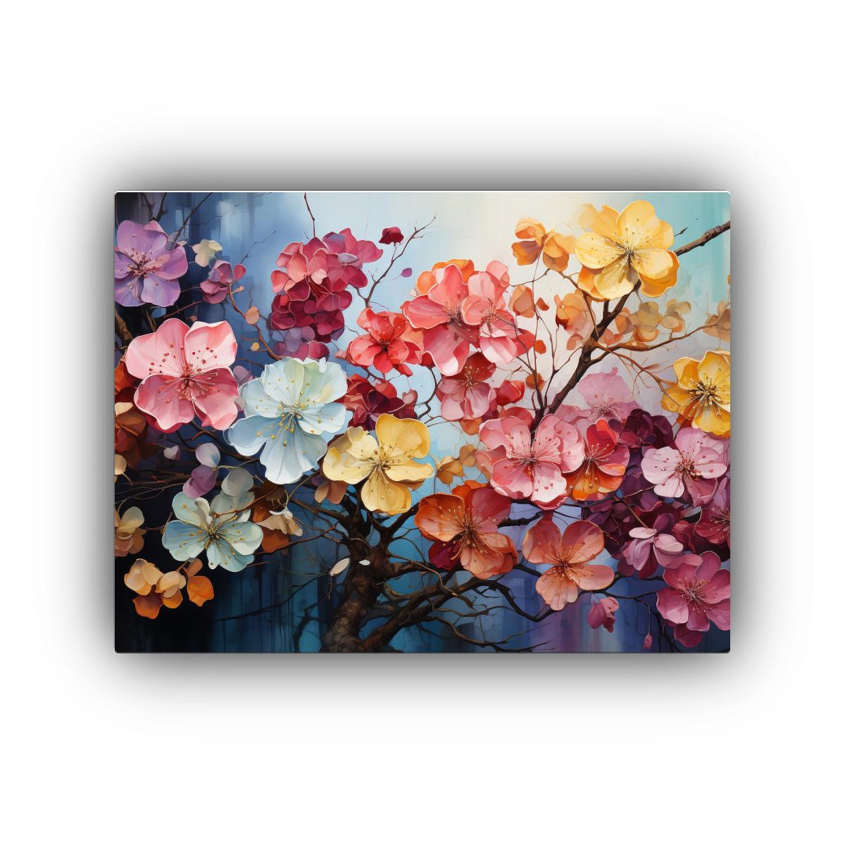 cuadro-adorable-lienzo-arco-ris-de-flores-de-til-en-estilo