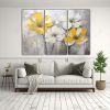 cuadro-de-flores-amarillas-y-plateadas-en-tela-1
