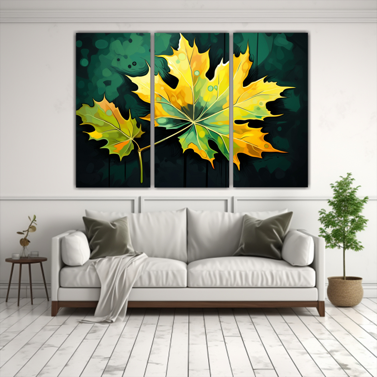 cuadro-de-hojas-de-arce-amarillas-y-verdes-en-bastidor-1-1