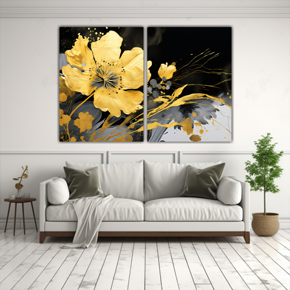 cuadro-decorativo-en-estilo-neonoir-con-colores-amarillo-y-dorado-1