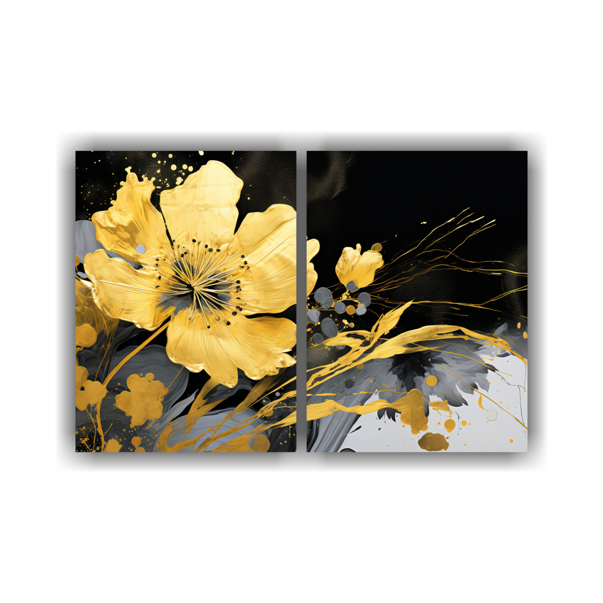 cuadro-decorativo-en-estilo-neonoir-con-colores-amarillo-y-dorado