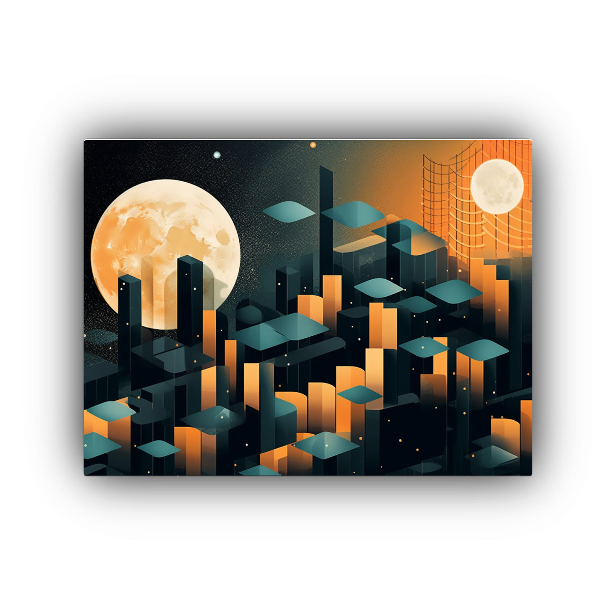 cuadro-decorativo-moderno-noche-amarilla-lunar-en-lienzo-