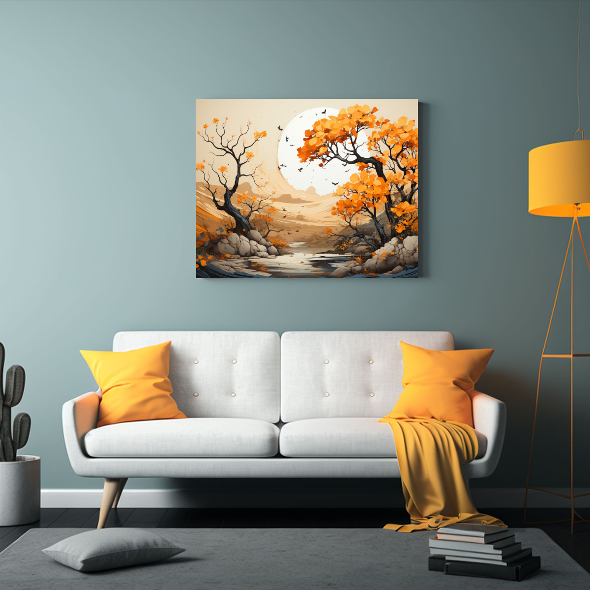 cuadro-estilo-galer-a-tela-en-bastidor-rbol-de-algodonero-en-tonos-naranja-y-dorado-con-atm-sfera-neonoir-1-1