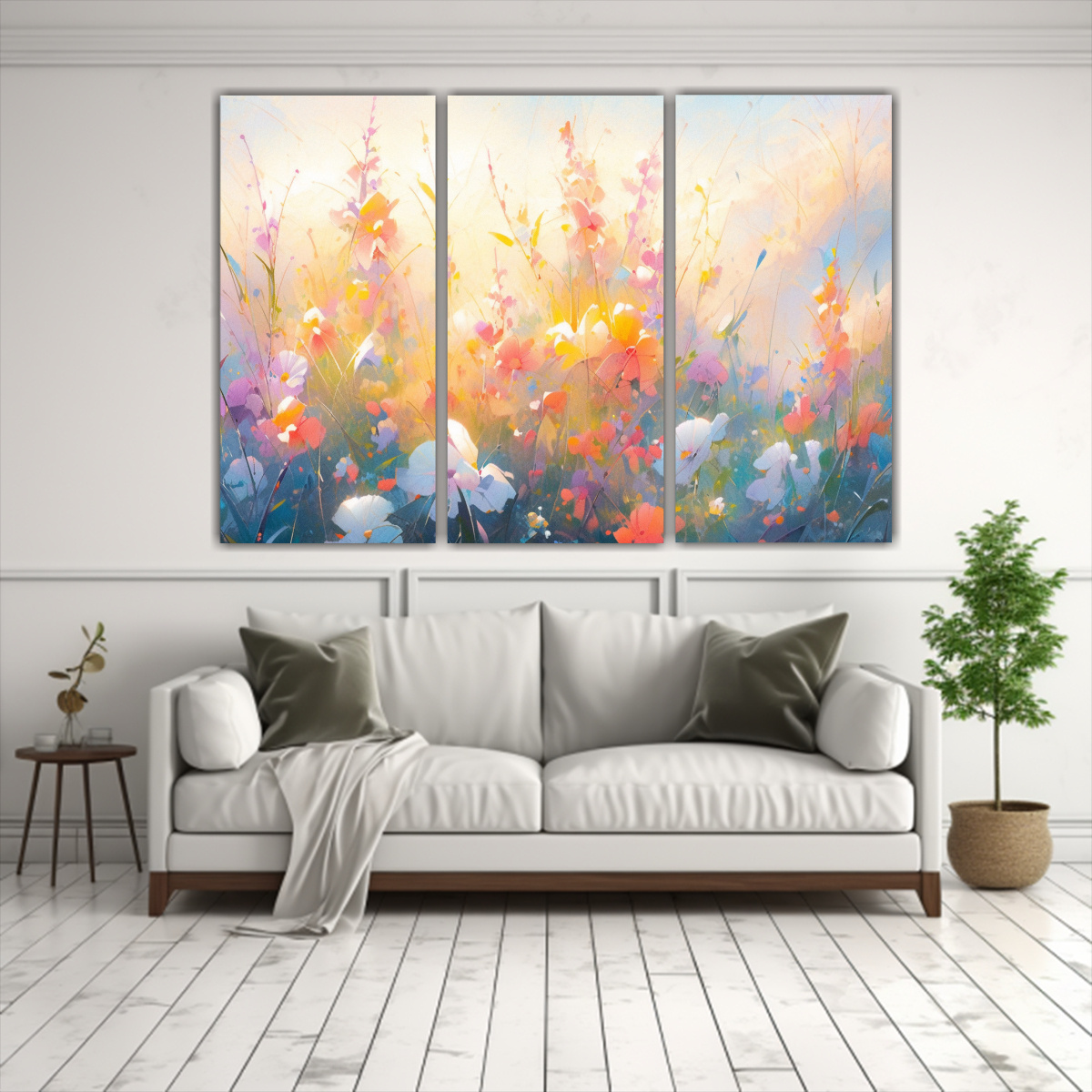 cuadro-flores-arco-ris-estilo-lluvia-en-lienzo-1-1