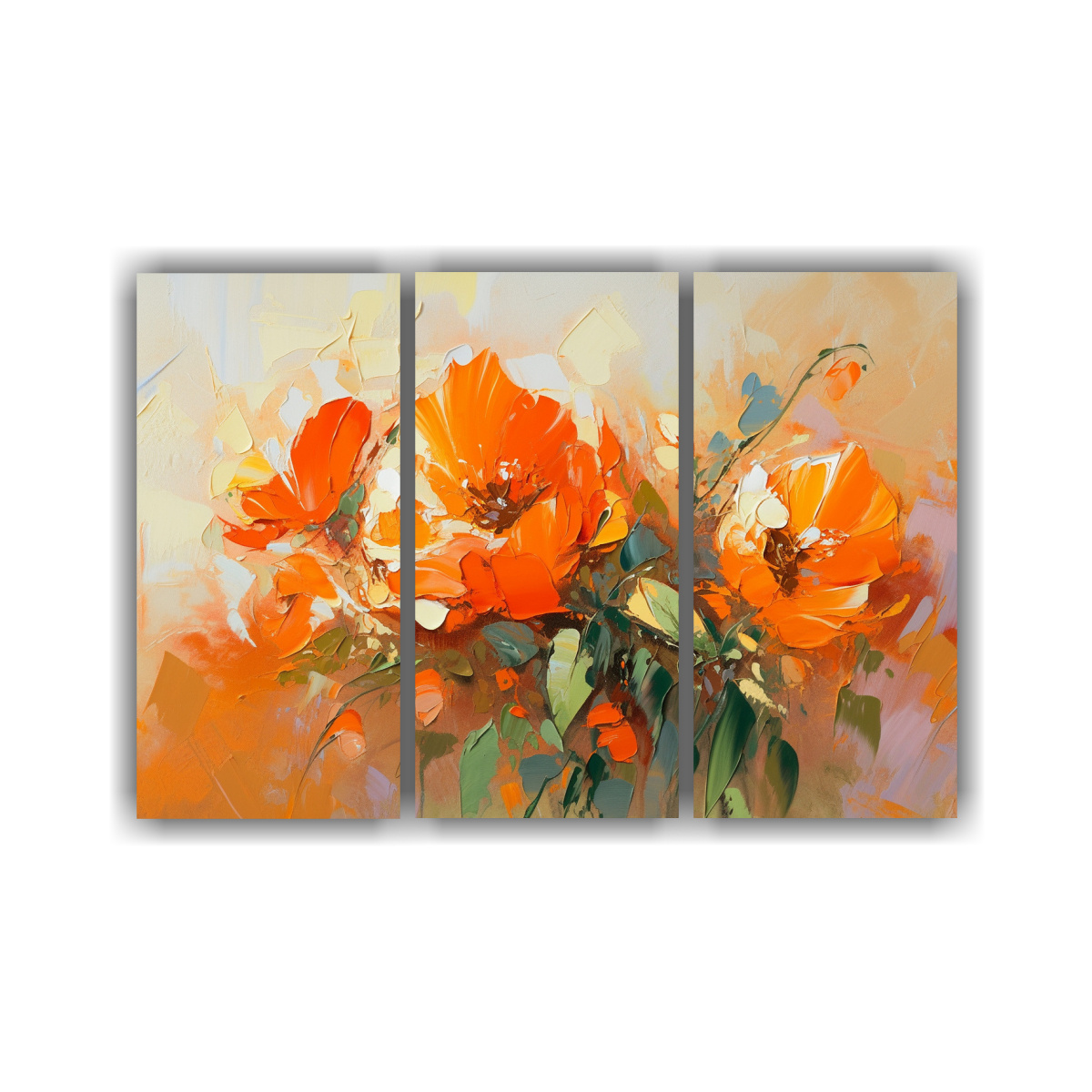 cuadro-flores-en-tonos-anaranjados-en-estilo-mural-con-l-neas-finas