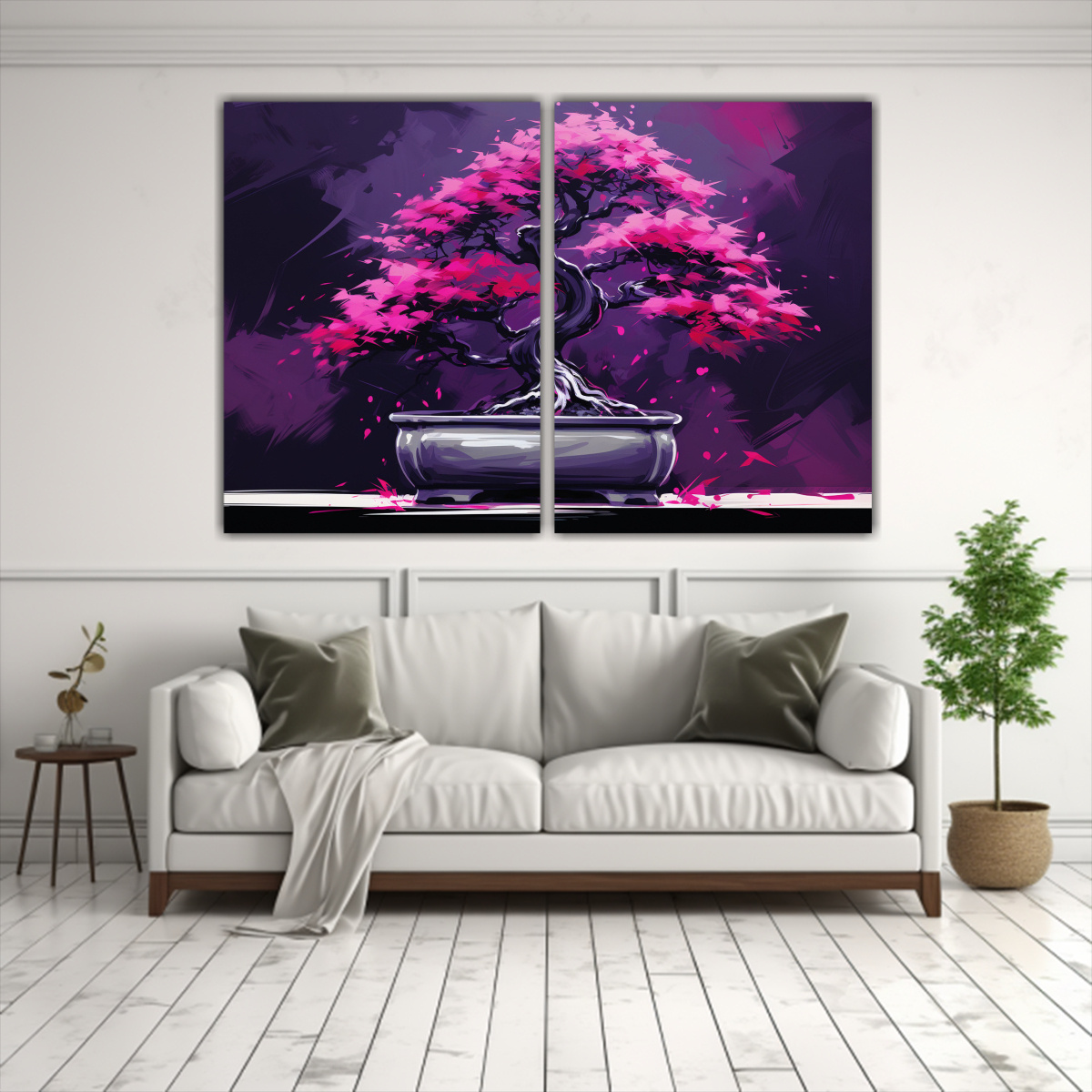 cuadro-moderno-reflejo-de-un-bons-i-en-colores-morado-y-rosa-ambiente-neonoir-1