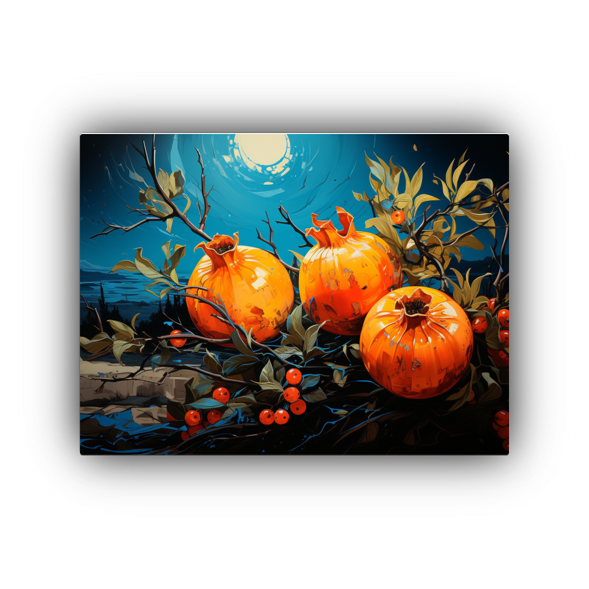 cuadro-tema-artesanal-rbol-de-granada-en-amarillo-y-azul-estilo-neonoir