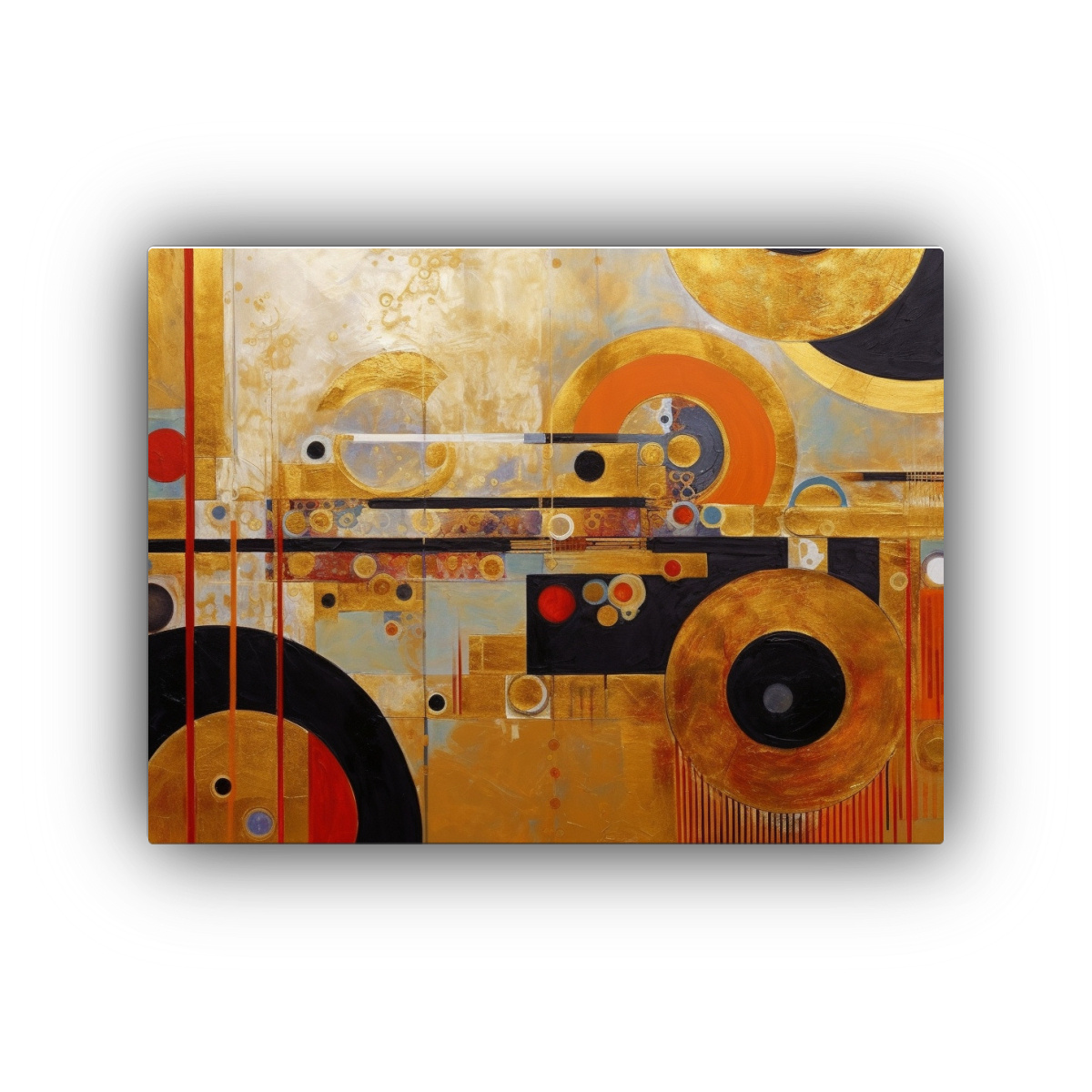 cuadro-venta-esquema-de-trazos-audaces-con-l-mina-de-oro-por-gustav-kl