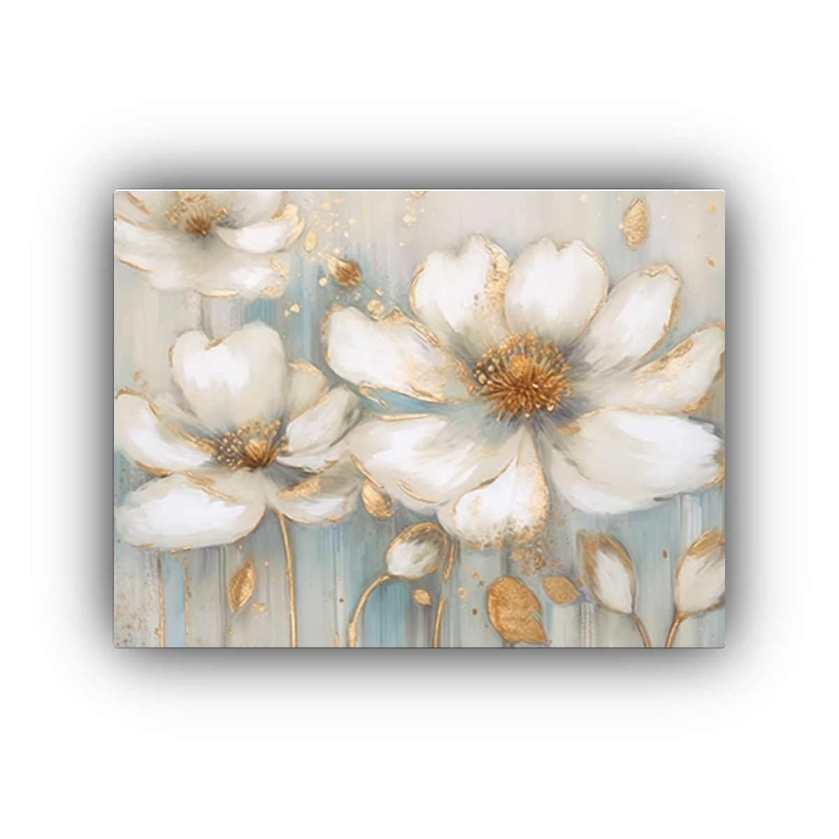 cuadro-vintage-de-pared-con-gran-flor-blanca-y-muchas-flores-peque-as