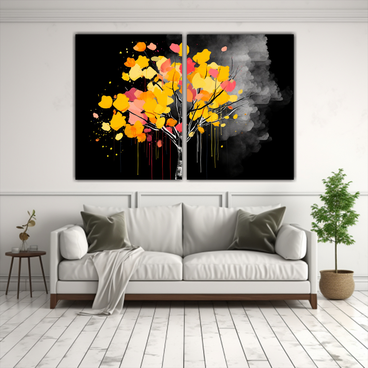 cuadros-abstractos-bosque-de-lamos-temblones-en-negro-1