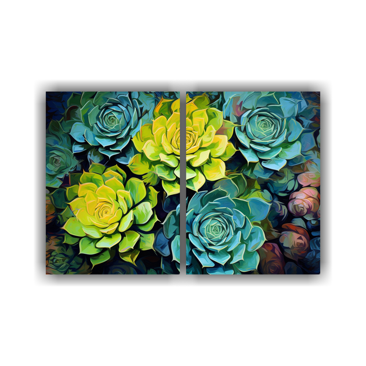 cuadros-abstractos-de-suculentas-y-flores-en-leo-detallado-