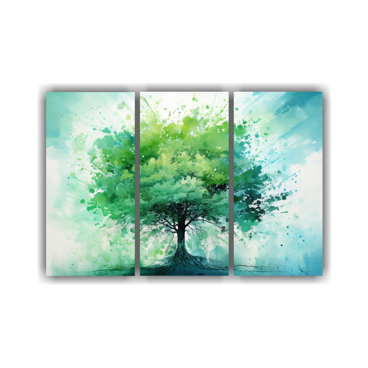 cuadros-abstractos-de-tem-tica-bosque-en-verde-y-turquesa