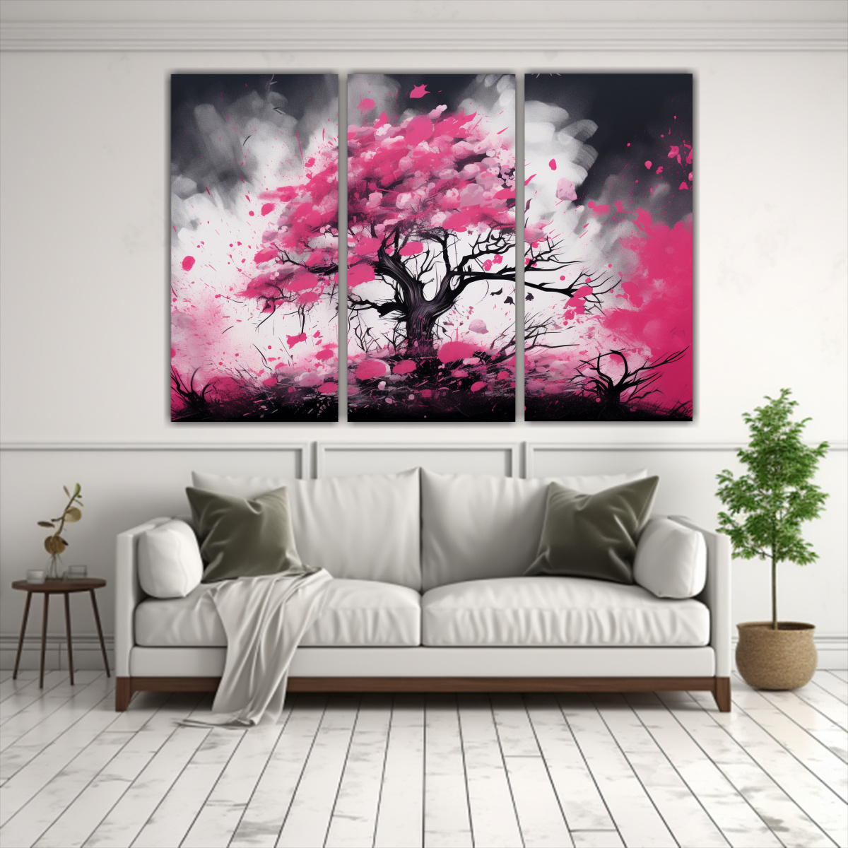 cuadros-composici-n-obra-maestra-rbol-en-bosque-en-colores-negro-y-rosa-1