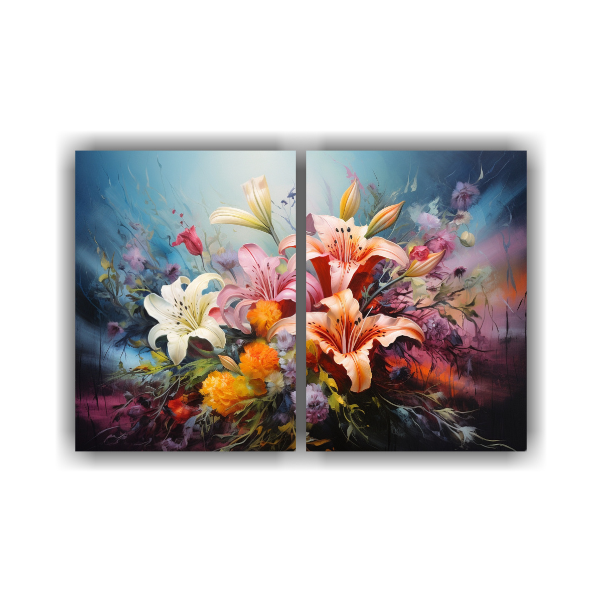 cuadros-de-pared-acuarela-abstractos-con-flores-para-decorar-en-easter-o-navidad