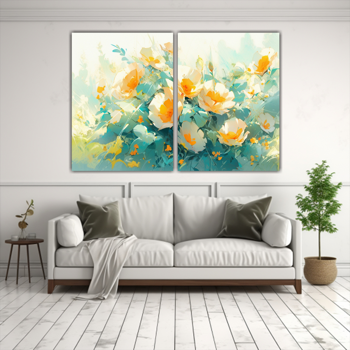 cuadros-decorativos-ba-o-flores-amarillas-y-turquesa-en-lienzo-1