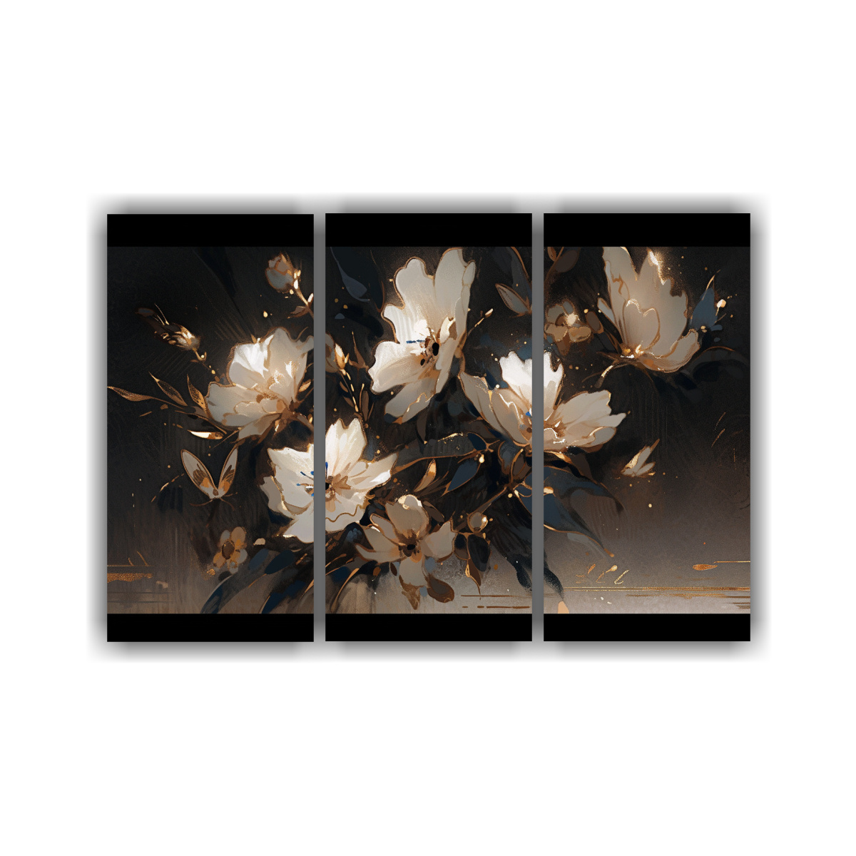 cuadros-decorativos-flores-en-oro-y-negro-para-una-decoraci-n-sofisticada