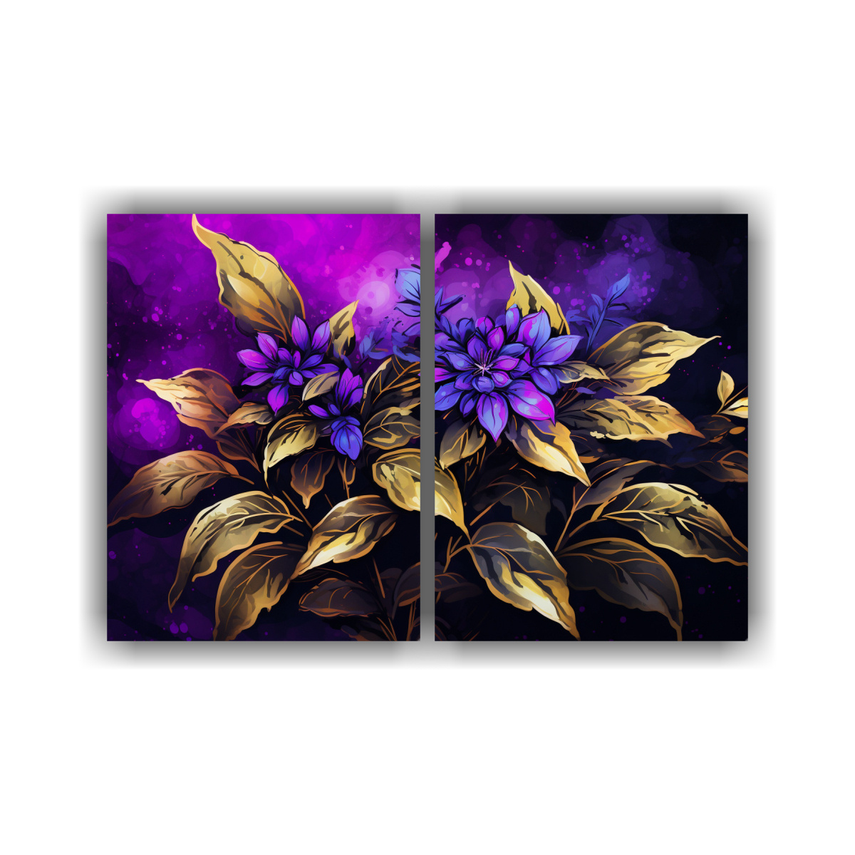 cuadros-decorativos-p-rpura-y-oro-en-hierbas-basilicas-en-atm-sfera-neonoir-