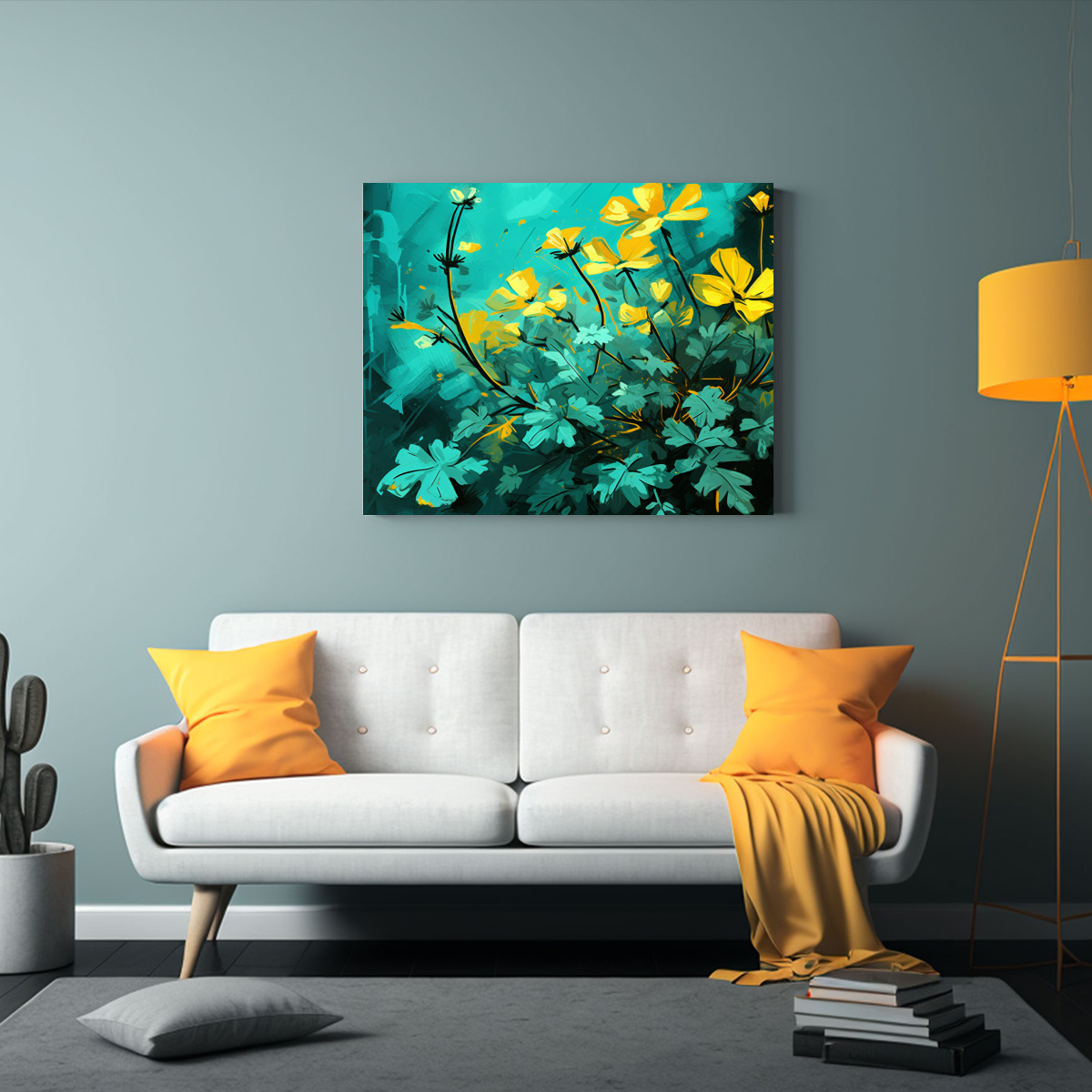 cuadros-decorativos-tonos-alegres-para-cocina-en-amarillo-y-turquesa-1