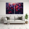 cuadros-florales-p-rpura-y-rojo-para-decoraci-n-del-comedor-1