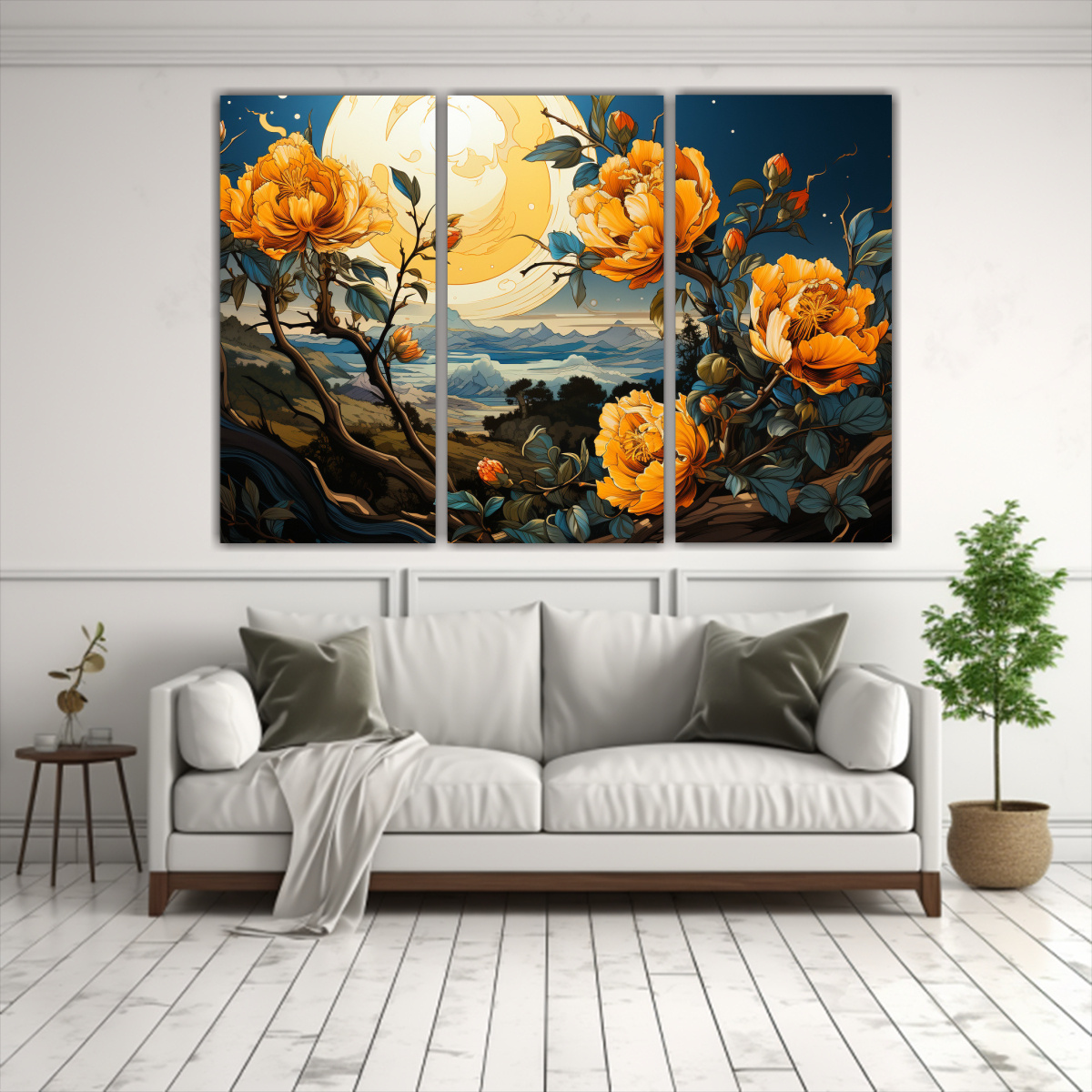 cuadros-modernos-bastidor-madera-granado-en-amarillo-y-azul-estilo-neonoir-1