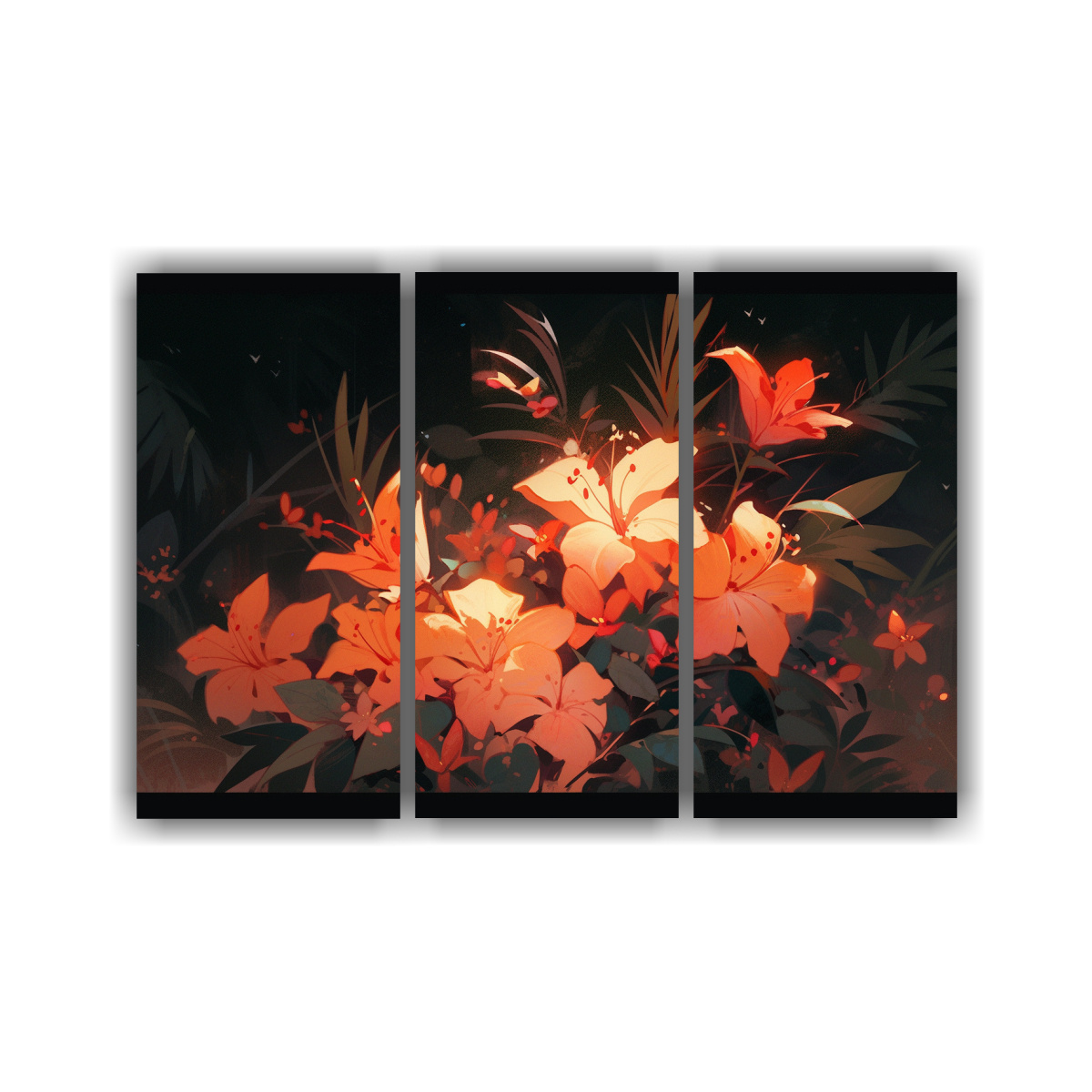 cuadros-naranja-y-rosa-impactantes-en-estilo-neonoir