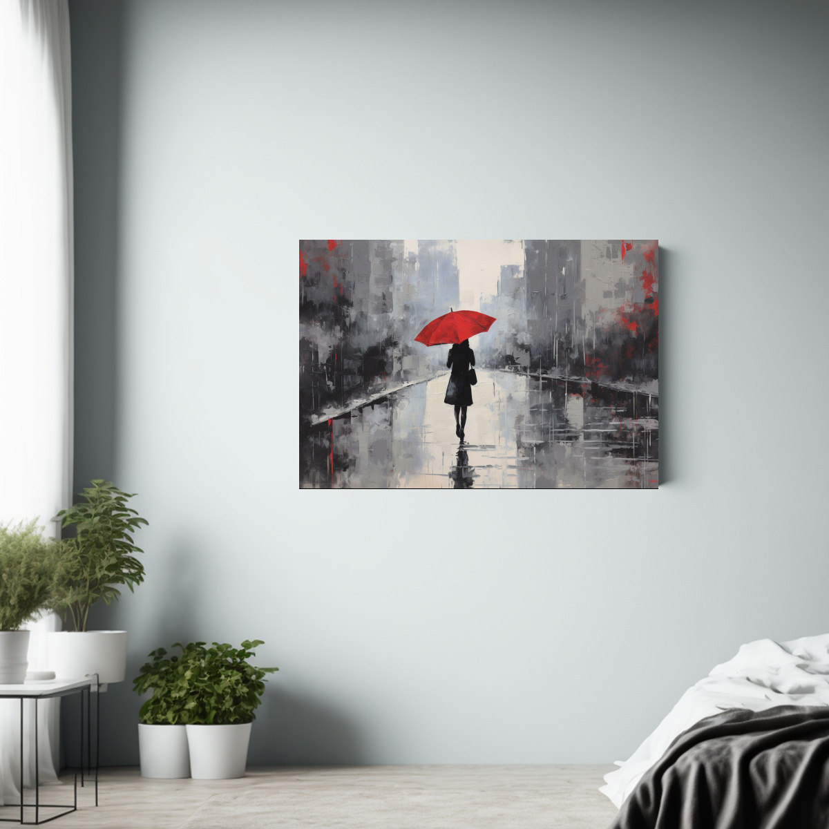 curso-de-arte-inspirador-pintura-abstracta-de-mujer-con-paraguas-rojo-1