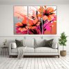 obra-surrealista-en-bastidor-set-3-telas-en-naranja-y-rosa-atmosfera-neonoir-1-1