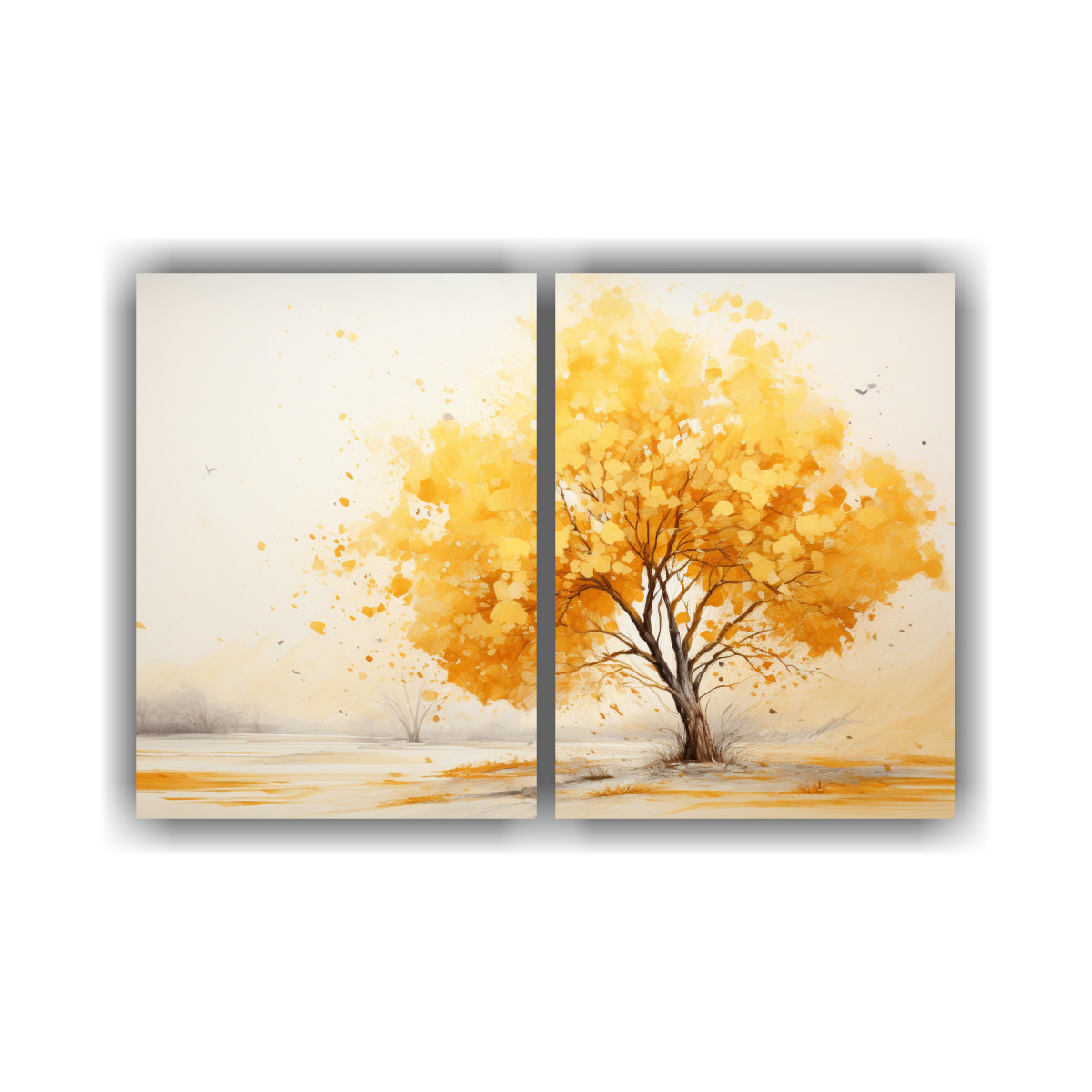 pintura-abstracta-de-colores-amarillo-y-dorado-en-rbol-de-algod-n-