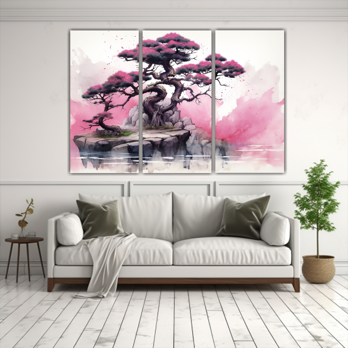 pintura-abstracta-de-colores-rosa-con-abstracci-n-floral-y-bons-i-de-pino-1
