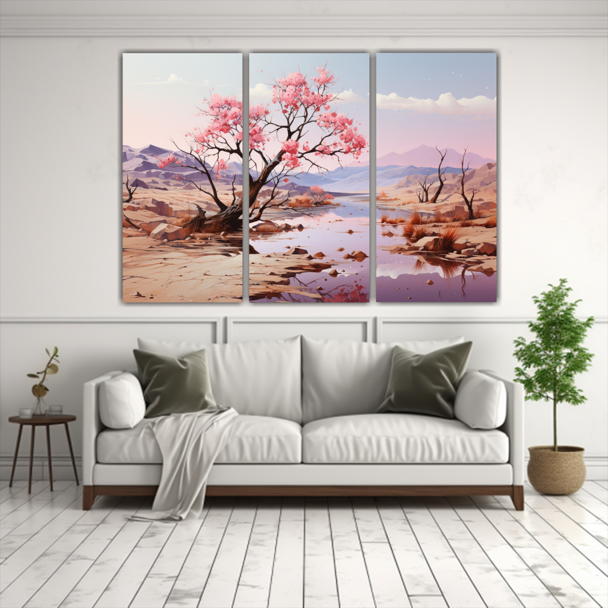 pintura-abstracta-de-rbol-de-ocotillo-en-tonos-dorado-y-rosa-1