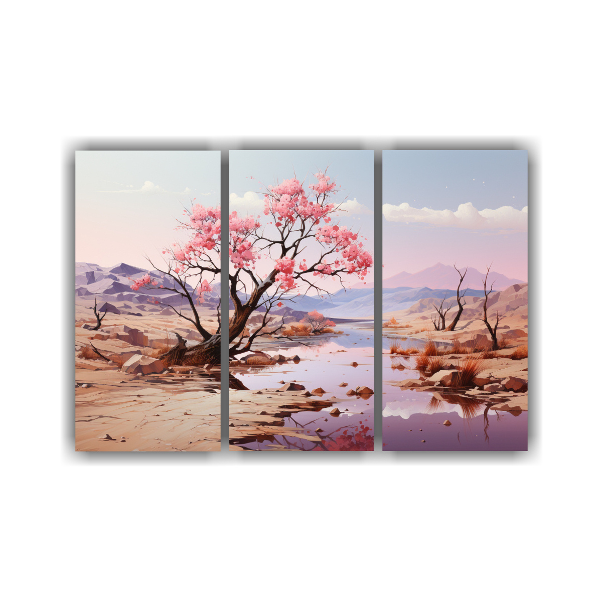 pintura-abstracta-de-rbol-de-ocotillo-en-tonos-dorado-y-rosa