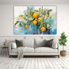 pintura-abstracta-de-un-limonero-y-naranjos-con-equilibrio-de-colores-azul-y-naranja-1