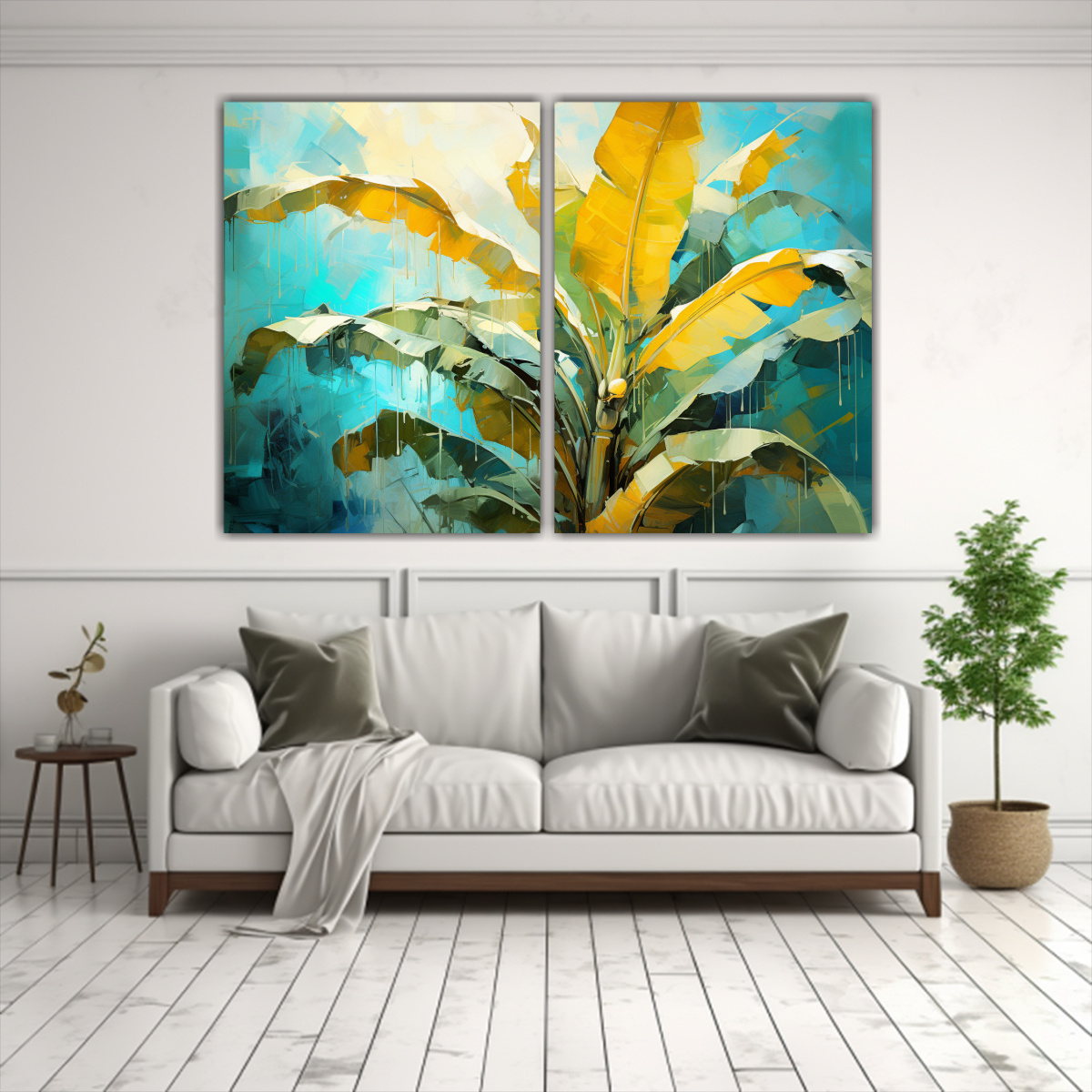 pintura-abstracta-de-un-rbol-de-pl-tano-en-colores-turquesa-y-dorado-1-1