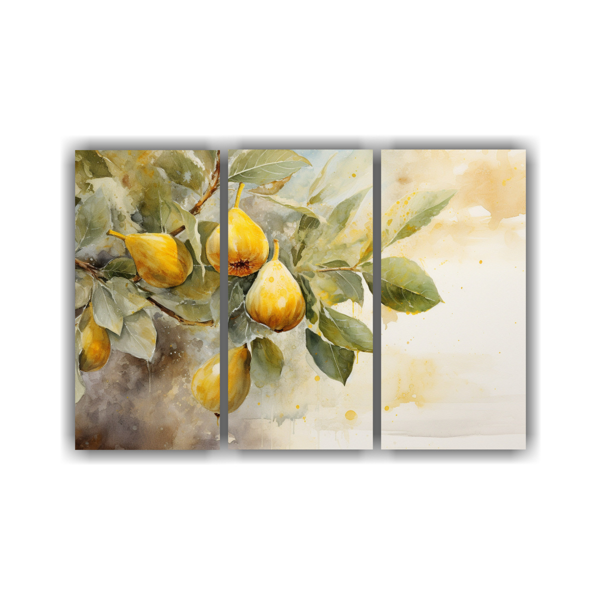 pintura-abstracta-de-una-higuera-en-colores-blanco-y-dorado-