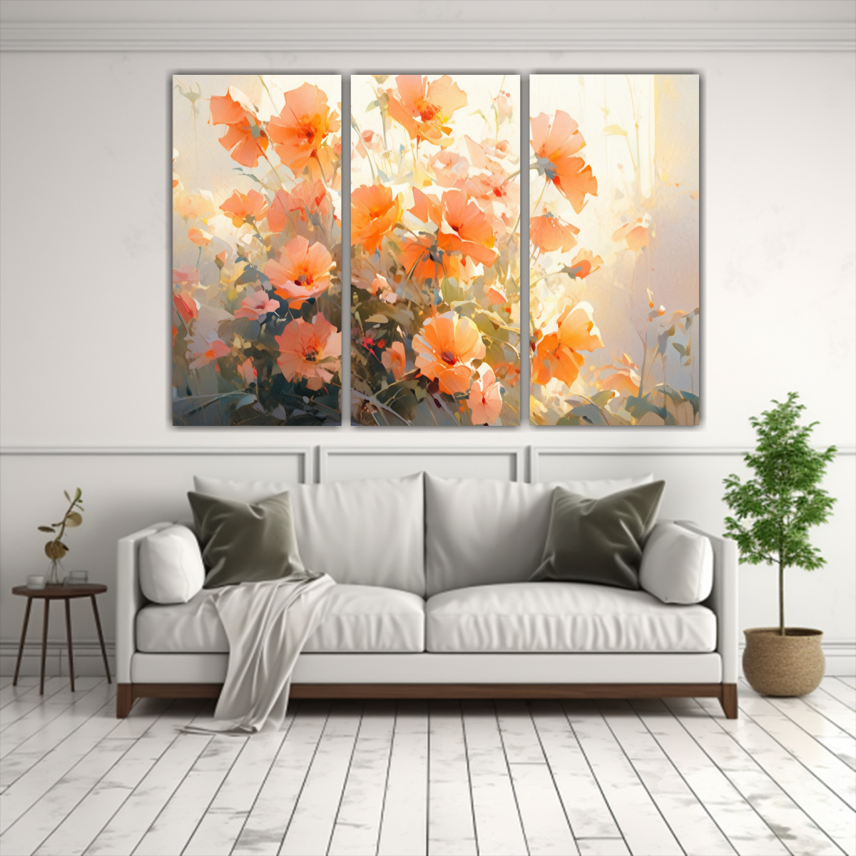pintura-armoniosa-de-flores-en-naranja-y-rosa-sobre-lienzo-1