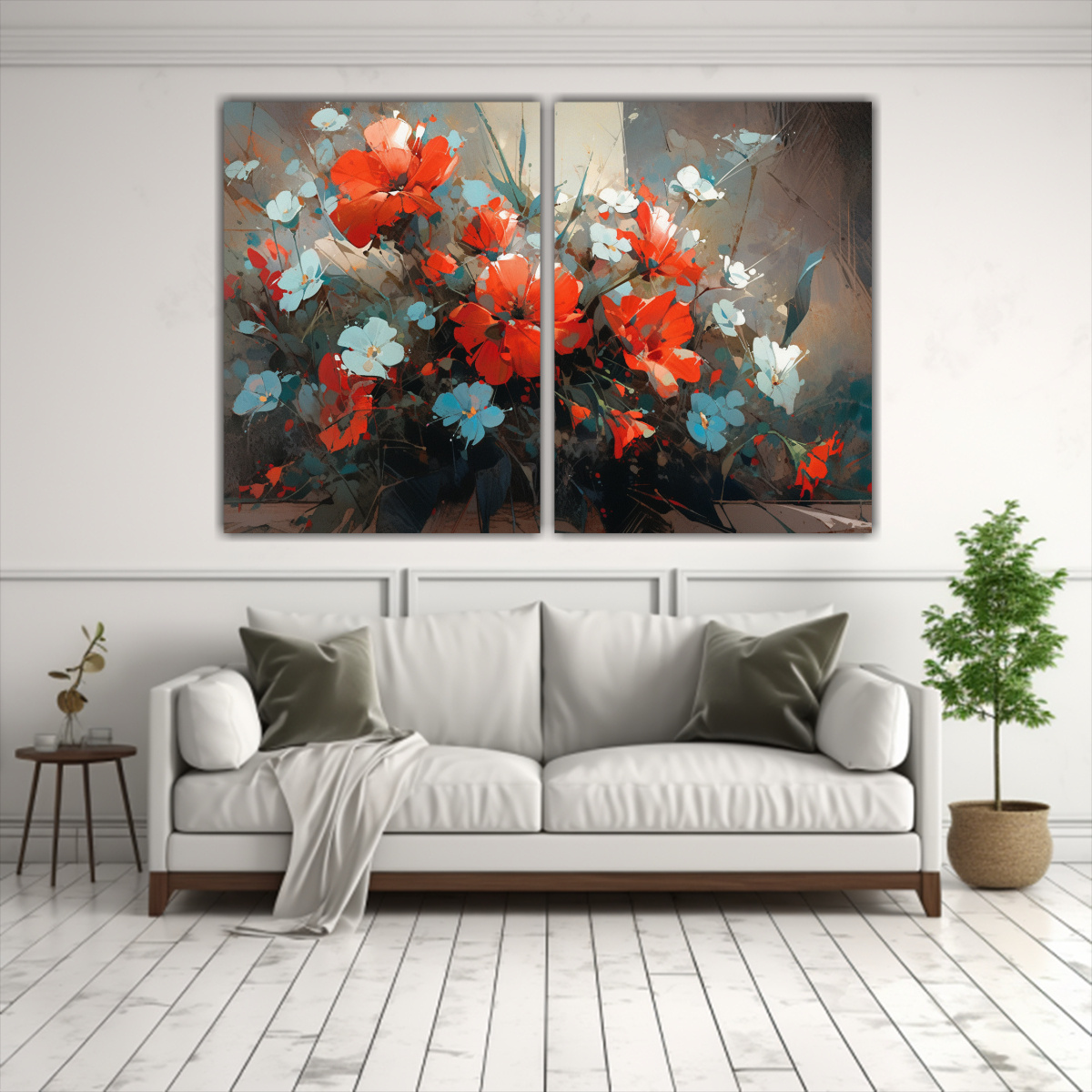 pintura-de-flores-en-lienzo-en-colores-rojo-y-turquesa-1-1