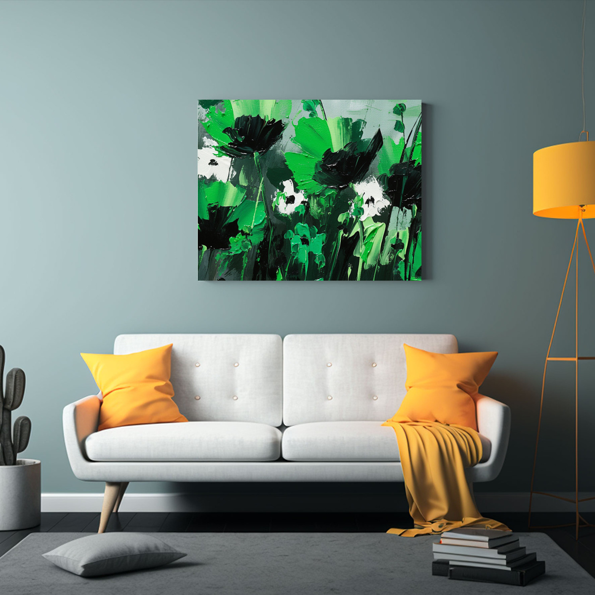 pintura-de-flores-en-lienzo-verde-y-negro-para-decoraci-n-de-pared-1