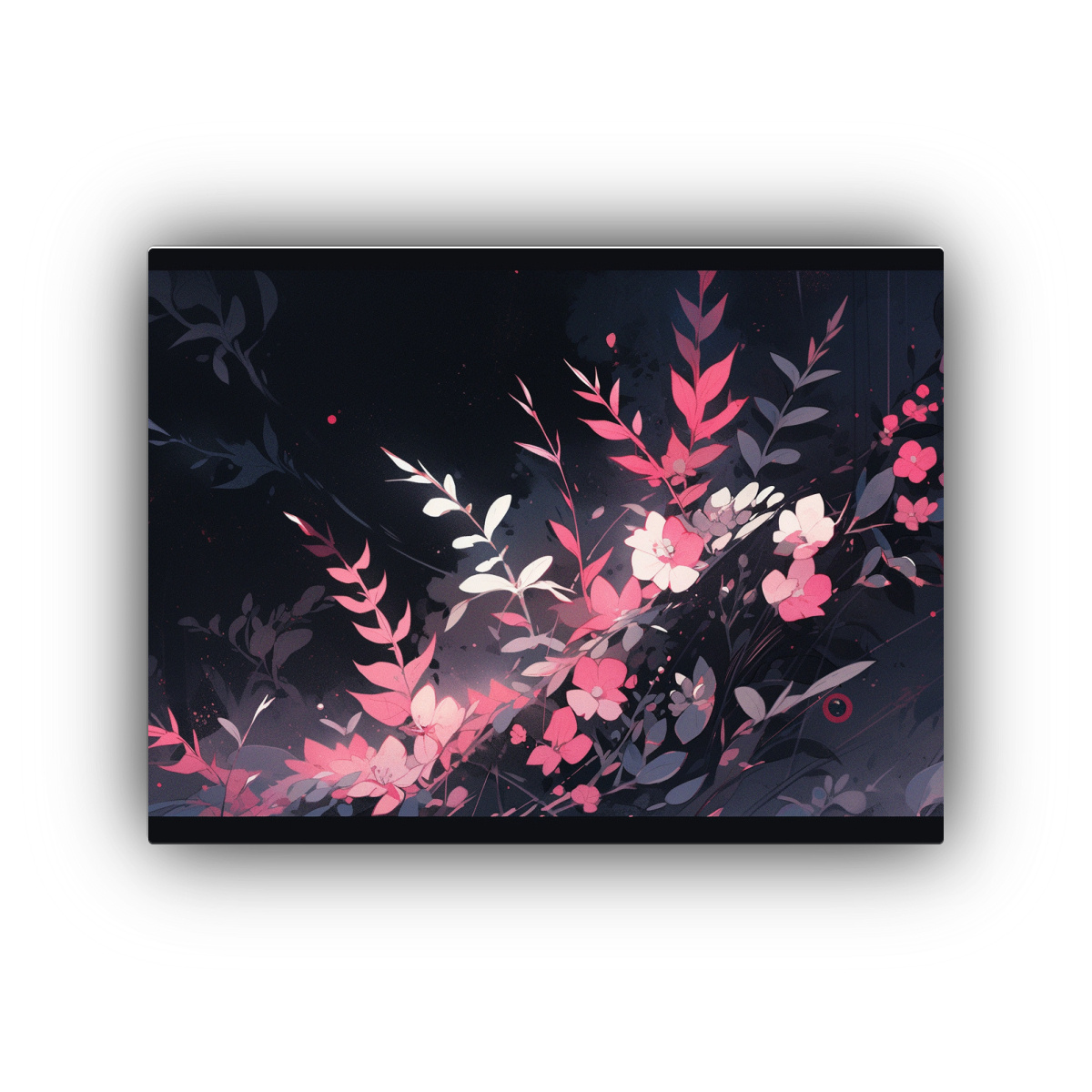 pintura-de-pared-horizontal-estilo-neonoir-en-colores-negro-y-rosa