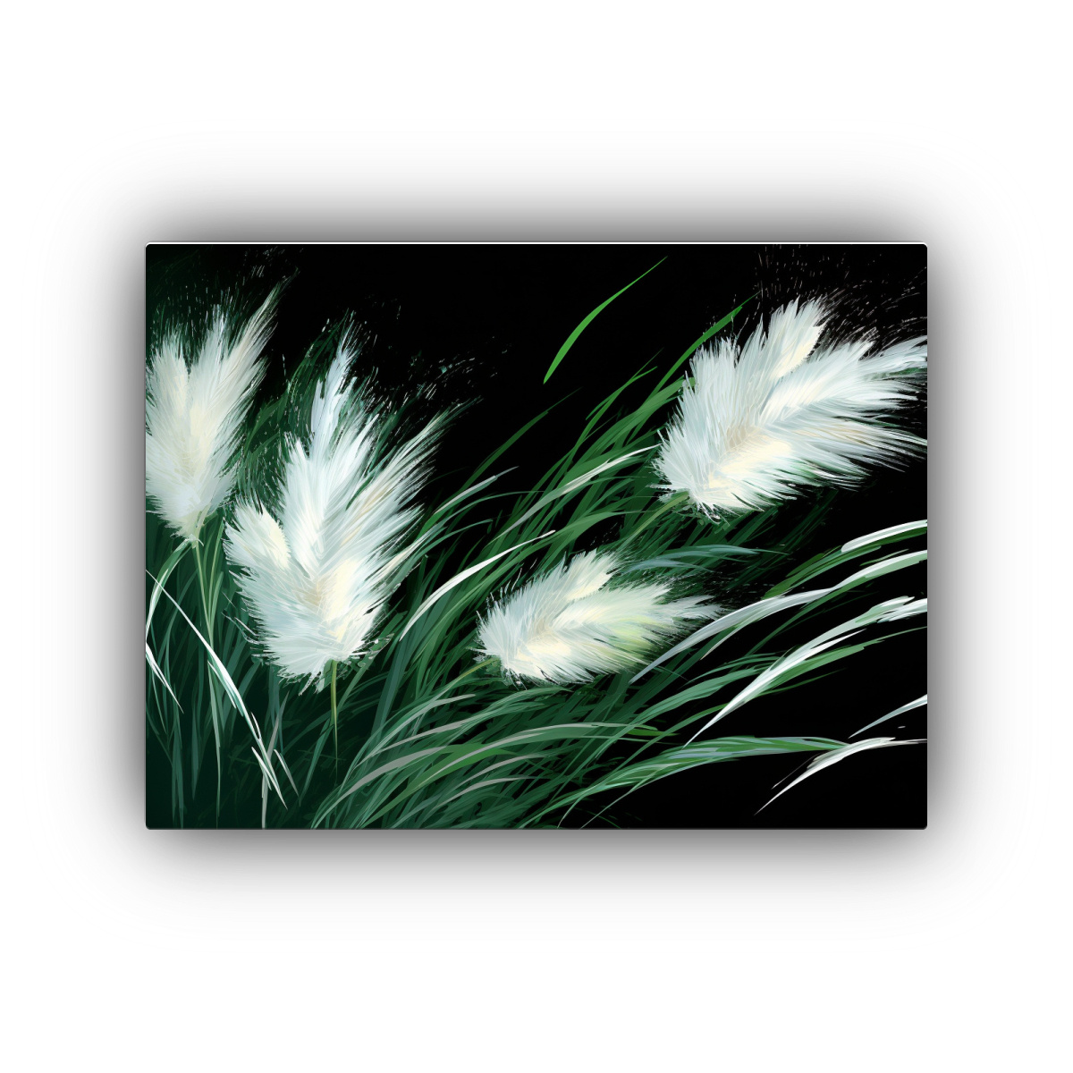 pintura-decorativa-de-concepto-neonoir-con-pampas-grass-en-verde-y-blanco