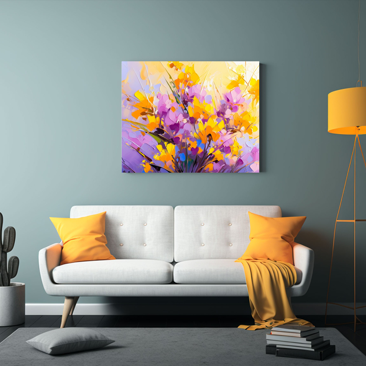 pintura-en-lienzo-con-flores-amarillas-y-moradas-para-decoraci-n-1-1