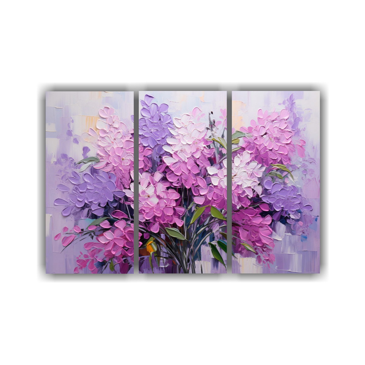 pintura-en-lienzo-flores-p-rpuras-y-rosas-en-bastidor-abstracto