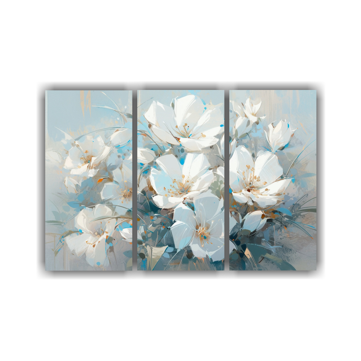 pintura-floral-en-tela-en-colores-blanco-y-turquesa-