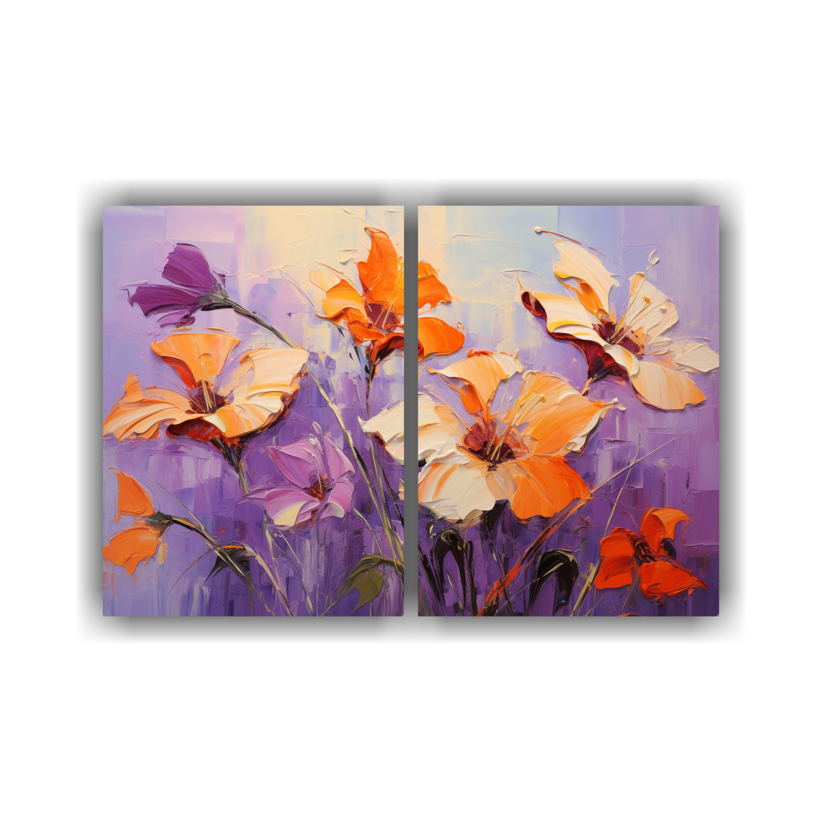 pintura-floral-morada-y-naranja-en-lienzo-arte-de-pared-inspirador-