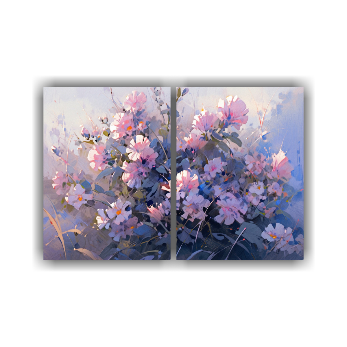 pintura-floral-p-rpura-y-rosa-en-lienzo-decoraci-n-encantadora