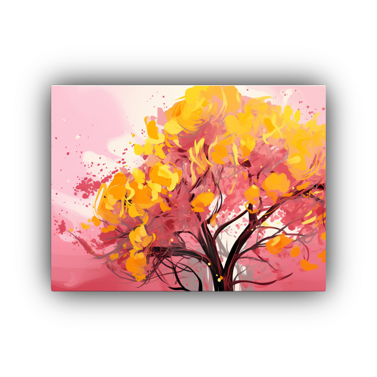 pintura-hermoso-arte-gr-fico-de-un-eucalipto-en-amarillo-y-rosa-con-atm-sfera-neonoir